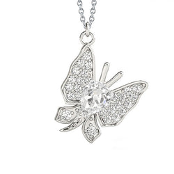 Diamant Old Mine Slijpvorm Hanger 2,50 karaat – 14K Witgoud