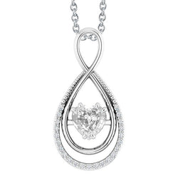 Fijne Diamant Hanger 1,50 karaat – 14 Karaat Witgoud
