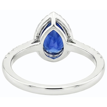 Afbeelding in Gallery-weergave laden, echte round diamant 3.50karaat ring close-up detail
