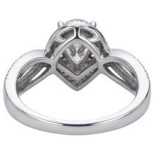 Afbeelding in Gallery-weergave laden, Peer Echt Diamanten Verlovingsring 1,25 Karaat Gedraaide Schacht Accent WG 14K
