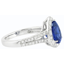 Afbeelding in Gallery-weergave laden, echte round diamant 5karaat ring op wit
