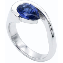 Afbeelding in Gallery-weergave laden, echte pear diamant 1karaat watch zijaanzicht
