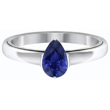 Afbeelding in Gallery-weergave laden, echte pear diamant 1.50karaat ring op wit
