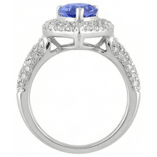 Afbeelding in Gallery-weergave laden, echte round diamant 4.40karaat ring op wit
