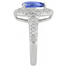 Afbeelding in Gallery-weergave laden, echte round diamant 4.40karaat ring bovenaanzicht
