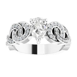 Natuurlijke Diamanten Ring 5.70ct - Witgoud 14K
