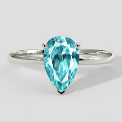 Peer Paraiba Ring Solitaire Instelling