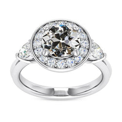Natuurlijke Diamanten Ring 6.50ct - Witgoud 14K