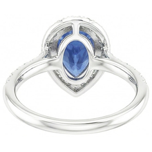 Afbeelding in Gallery-weergave laden, echte round diamant 4karaat ring bovenaanzicht

