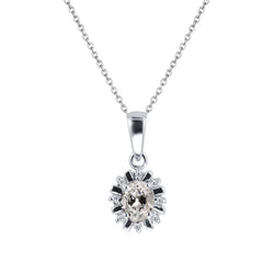Designer Fijne Diamant Hanger Halsketting 2 karaat – 14 Karaat