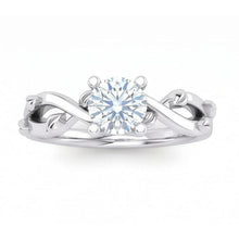 Afbeelding in Gallery-weergave laden, echte round diamant 1.75karaat ring close-up detail
