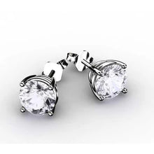 Afbeelding in Gallery-weergave laden, GIA-gecertificeerd Natuurlijke Diamanten Oorbel 4.02ct - Witgoud 14K
