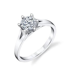 Natuurlijke Diamanten Ring 2.50ct - Witgoud 14K