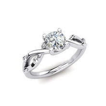 Afbeelding in Gallery-weergave laden, echte round diamant 1.75karaat ring vooraanzicht
