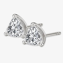 Afbeelding in Gallery-weergave laden, Prachtige Trilliant Geslepen Echt Diamant 2 Karaats Stud Dames Oorbel Wit Goud
