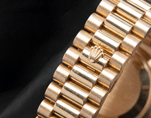 Afbeelding in Gallery-weergave laden, Premium Champagne Diamant Briljant Rolex – karaat Yellow Gold
