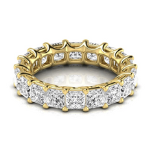 Afbeelding in Gallery-weergave laden, Eternity Band 14K Geelgoud met Fijne Diamant – vooraanzicht
