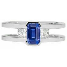 Afbeelding in Gallery-weergave laden, echte diamant 1.25karaat ring zijaanzicht

