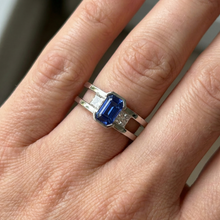 Afbeelding in Gallery-weergave laden, echte diamant 1.25karaat ring op wit
