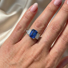 Afbeelding in Gallery-weergave laden, echte diamant 2.50karaat ring op wit
