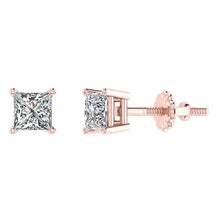 Afbeelding in Gallery-weergave laden, GIA-gecertificeerd Natuurlijke Diamanten Oorbellen 3.82ct - Roségoud 14K
