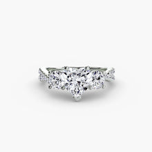 Afbeelding in Gallery-weergave laden, Handgemaakt Diamant Setting 0,77 karaat – achteraanzicht
