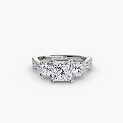 Diamant Pavé Setting 0,77 karaat in Gold