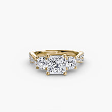 Afbeelding in Gallery-weergave laden, Diamant Setting 0,77-karaat Gold – vooraanzicht
