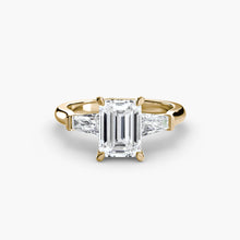 Afbeelding in Gallery-weergave laden, Fijne Diamant Rond Briljant Setting in Gold – bovenaanzicht
