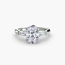 Afbeelding in Gallery-weergave laden, Fijne Diamant Setting 0,70 karaat Gold – profielaanzicht
