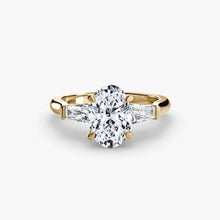 Afbeelding in Gallery-weergave laden, Fijne Diamant Setting 0,70 karaat Gold – hoekaanzicht
