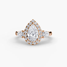 Afbeelding in Gallery-weergave laden, Fijne Diamant Setting 0,52 karaat Gold – close-up
