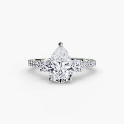 Luxe Setting met Pavé Briljant – 0,40 karaat