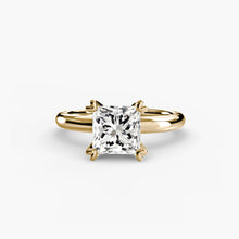 Afbeelding in Gallery-weergave laden, Fijne Diamant Setting -karaat Gold – zijaanzicht

