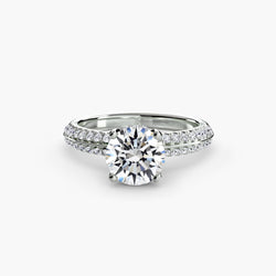 Edelsteen Pavé Setting karaat in Gold