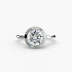 Echt Bezel Gezet Edelsteen Setting karaat