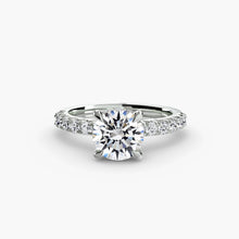 Afbeelding in Gallery-weergave laden, Rond Geslepen Edelsteen ring in Gold – hoofdaanzicht
