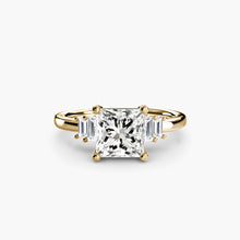 Afbeelding in Gallery-weergave laden, Handgemaakt Diamant Setting 0,17 karaat – zijaanzicht
