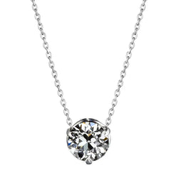 Hanger Halsketting 14K Witgoud met Briljant – 1 karaat