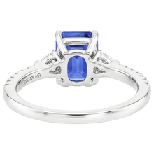Afbeelding in Gallery-weergave laden, echte round diamant 4.50karaat ring bovenaanzicht
