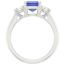 Afbeelding in Gallery-weergave laden, echte round diamant 3.50karaat ring close-up detail
