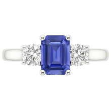Afbeelding in Gallery-weergave laden, echte round diamant 3.50karaat ring profielweergave
