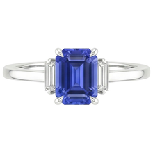 Afbeelding in Gallery-weergave laden, echte diamant 4karaat ring profielweergave
