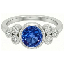 Afbeelding in Gallery-weergave laden, echte round diamant 2.70karaat ring vooraanzicht
