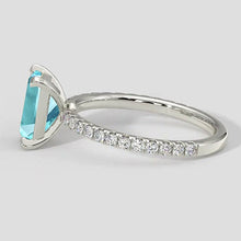 Afbeelding in Gallery-weergave laden, Ring Paraiba Toermalijn 1.50ct Smaragd Stijl
