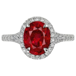 Echte Robijn Ring 3.30 Karaat