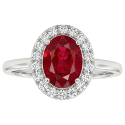 Echte Saffier Ring 3.75 Karaat