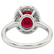 Afbeelding in Gallery-weergave laden, echte round saffier 3.75karaat ring op wit
