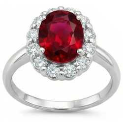 Echte Robijn Ring 4.25 Karaat