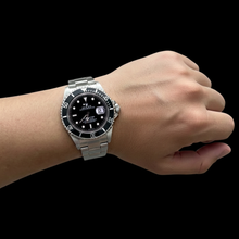 Afbeelding in Gallery-weergave laden, Roestvrij Staal Zwart Rolex Oyster Perpetual Submariner
